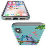 For iPhone XS Max Case Tough Protective Cover Birds In Love | iCoverLover Australia
