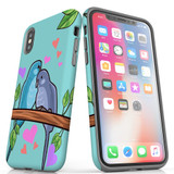 For iPhone XS Max Case Tough Protective Cover Birds In Love | iCoverLover Australia