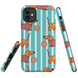 For iPhone 11 Case Tough Protective Cover Dachshund Cute | iCoverLover Australia