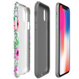 For iPhone XR Case Tough Protective Cover Floral Garden | iCoverLover Australia
