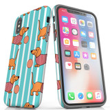 For iPhone XS & X Case Tough Protective Cover Dachshund Cute | iCoverLover Australia