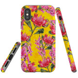For iPhone XS & X Case Tough Protective Cover Flower Pattern | iCoverLover Australia