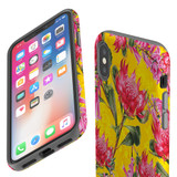For iPhone XS & X Case Tough Protective Cover Flower Pattern | iCoverLover Australia