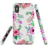 For iPhone XS Max Case Tough Protective Cover Floral Garden | iCoverLover Australia