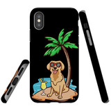 For iPhone XS & X Case Tough Protective Cover Cool Dog | iCoverLover Australia