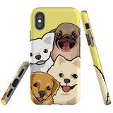 For iPhone XS Max Case Tough Protective Cover Cute Puppies | iCoverLover Australia