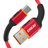 Type-C Data Transfer 2.4A 1m Charging Cable Red