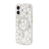 For iPhone 17 Case-Mate Floral Gems Compatible with MagSafe Cover Gold | iCoverLover Australia