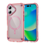 For iPhone 17 MagSafe Compatible Case - Protective, Shockproof Cover & Camera Lens Protection, Clear Pink | iCoverLover Australia