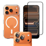 For iPhone 17 Pro EFM 3-in-1 Case  Screen Armour and Camera Lens Armour Bundle Clear | iCoverLover Australia