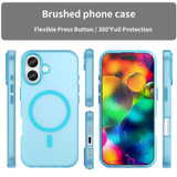 For iPhone 17 MagSafe Compatible Case - Frosted Finish, Protective Cover, Blue | iCoverLover Australia