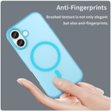 For iPhone 17 MagSafe Compatible Case - Frosted Finish, Protective Cover, Blue | iCoverLover Australia