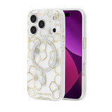 For iPhone 17 Pro Case-Mate Floral Gems Compatible with MagSafe Cover Gold | iCoverLover Australia