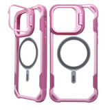 For iPhone 16 Pro Max Case, Clear Acrylic with Lens Holder, Compatible with MagSafe Cover, Pink | iCoverLover Australia