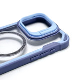 For iPhone 16 Pro Case, Clear Acrylic with Lens Holder, Compatible with MagSafe Cover, Blue | iCoverLover Australia
