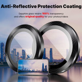 iCoverLover [2-Pack] For iPhone 16 Camera Lens Protectors with Locator Black | iCoverLover Australia