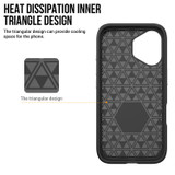 iCoverLover For iPhone 16 Case Compatible with MagSafe Shockproof Cover Black | iCoverLover Australia