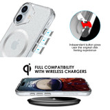 iCoverLover For iPhone 16 Plus Case Compatible with MagSafe Glitter Cover Clear | iCoverLover Australia
