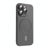 For iPhone 16 Pro Case, MagSafe Compatible Protective Matte Silicone Cover, Lens Protectors, Dark Grey | iCoverLover Australia