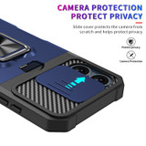 For iPhone 16 Plus Case, Protective Camera Shield, Card Slot Armour Cover, Blue | iCoverLover Australia
