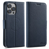 For iPhone 16 Pro Max Case Leather Flip Wallet Cover Stand Compatible with MagSafe Navy Blue | iCoverLover Australia