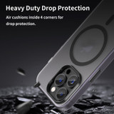 For iPhone 16 Pro Case, Frosted Translucent MagSafe Compatible Cover, Black | iCoverLover Australia