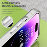 For iPhone 16 Pro Case, Frosted Translucent MagSafe Compatible Cover, White | iCoverLover Australia