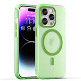 For iPhone 16 Pro Case, Frosted Translucent MagSafe Compatible Cover, Green | iCoverLover Australia