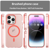 For iPhone 16 Pro Case, Frosted Translucent MagSafe Compatible Cover, Red | iCoverLover Australia