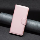 For iPhone 16 Pro Case, Lychee Texture Folio PU Leather Wallet Cover, Rose Gold | iCoverLover Australia