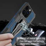 For iPhone 15 Pro Max Case, Tough Protective Cover, Holder Clip, Blue | iCoverLover Australia