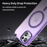 For iPhone 16 Plus Case, Frosted Translucent MagSafe Compatible Cover, Dark Purple | iCoverLover Australia