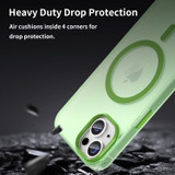 For iPhone 16 Plus Case, Frosted Translucent MagSafe Compatible Cover, Green | iCoverLover Australia