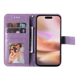 For iPhone 16 Plus Case, Flower Mandala PU Leather Folio Wallet Cover, Light Purple | iCoverLover Australia