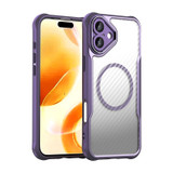 For iPhone 16 Plus Case, Carbon Textured MagSafe Compatible Cover,Purple | iCoverLover Australia