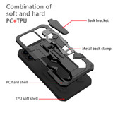 For iPhone 15 Pro Max Case, Tough Protective Cover, Holder Clip, Black | iCoverLover Australia