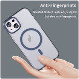 For iPhone 16 Case, Frosted Translucent MagSafe Compatible Cover, Dark Blue | iCoverLover Australia