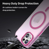 For iPhone 16 Case, Frosted Translucent MagSafe Compatible Cover, Pink | iCoverLover Australia