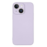 For iPhone 15 Plus Case, Silicone Soft Cover, Wrist Strap, Light Purple | iCoverLover Australia