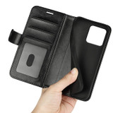 For iPhone 15 Plus Case, Premium PU Leather Folio Wallet Cover, Black | iCoverLover Australia