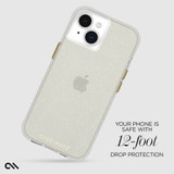 For iPhone 15 Plus Case-Mate Sheer Crystal Cover, Gold | iCoverLover Australia