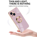 For iPhone 15 Plus Case, Electroplating Luxury, Kickstand Ring Holder Cover, Purple | iCoverLover Australia