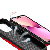 For iPhone 15 Pro Case, Tough, Protective, Slide Camera Cover, Magnetic Ring Holder, Red | iCoverLover Australia