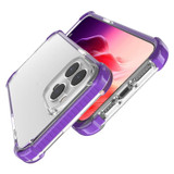 For iPhone 15 Pro Max Case, TPU+Acrylic Durable Shockproof Four-corner Airbag Protective Cover, Purple | iCoverLover Australia