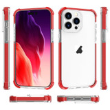 For iPhone 15 Pro Max Case, TPU+Acrylic Durable Shockproof Four-corner Airbag Protective Cover, Red | iCoverLover Australia
