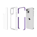 For iPhone 15 Plus Case, TPU+Acrylic Durable Shockproof Four-corner Airbag Protective Cover, Purple | iCoverLover Australia