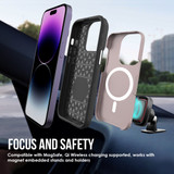 For iPhone 14 Pro Case Compatible with MagSafe Shockproof Light Cover Rose Gold | iCoverLover Australia