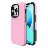 For iPhone 14 Pro Max Case Shockproof Protective Cover Pink | iCoverLover Australia