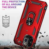 For iPhone 14 Pro Case, Protective Shockproof TPU/PC Cover, Ring Holder, Red | iCoverLover Australia