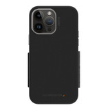 For iPhone 14 Pro Case EFM Monaco Armour ELeather D3O 5G Signal Plus Cover Black Grey | iCoverLover Australia